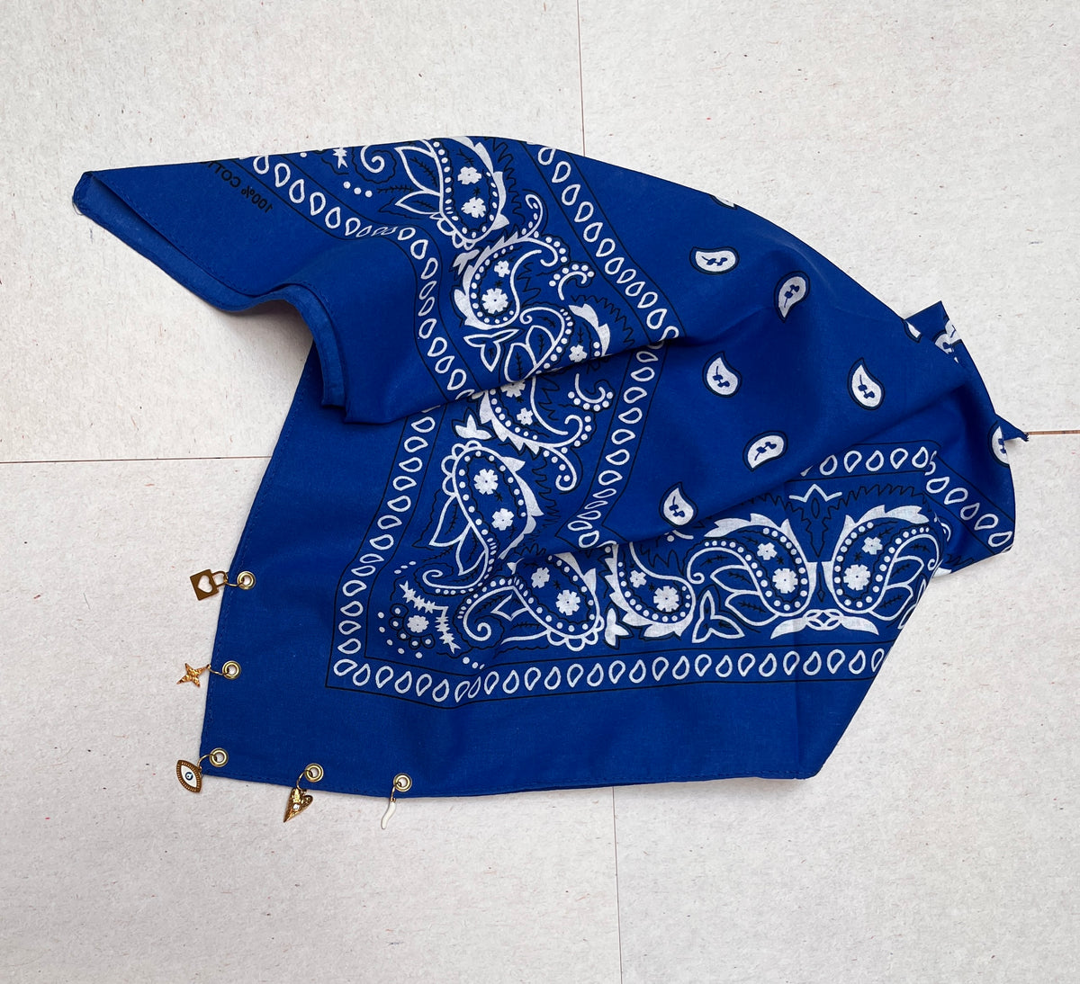 Bandana à Charm's – Edition Bleu